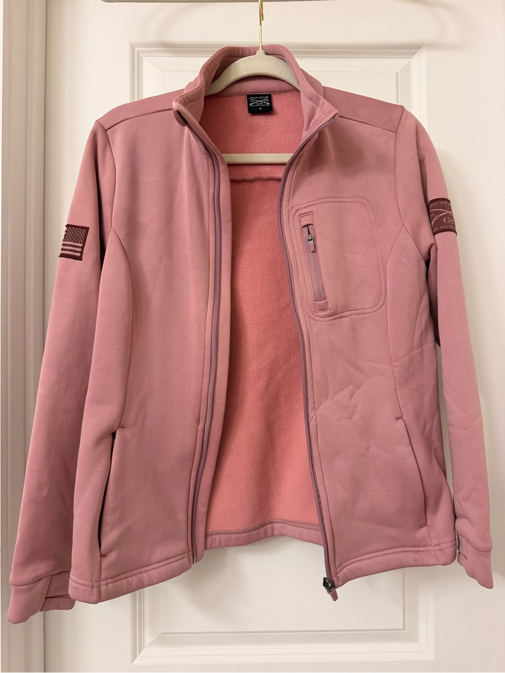 Grunt Style Dusty Pink Tactical Fleece Jacket